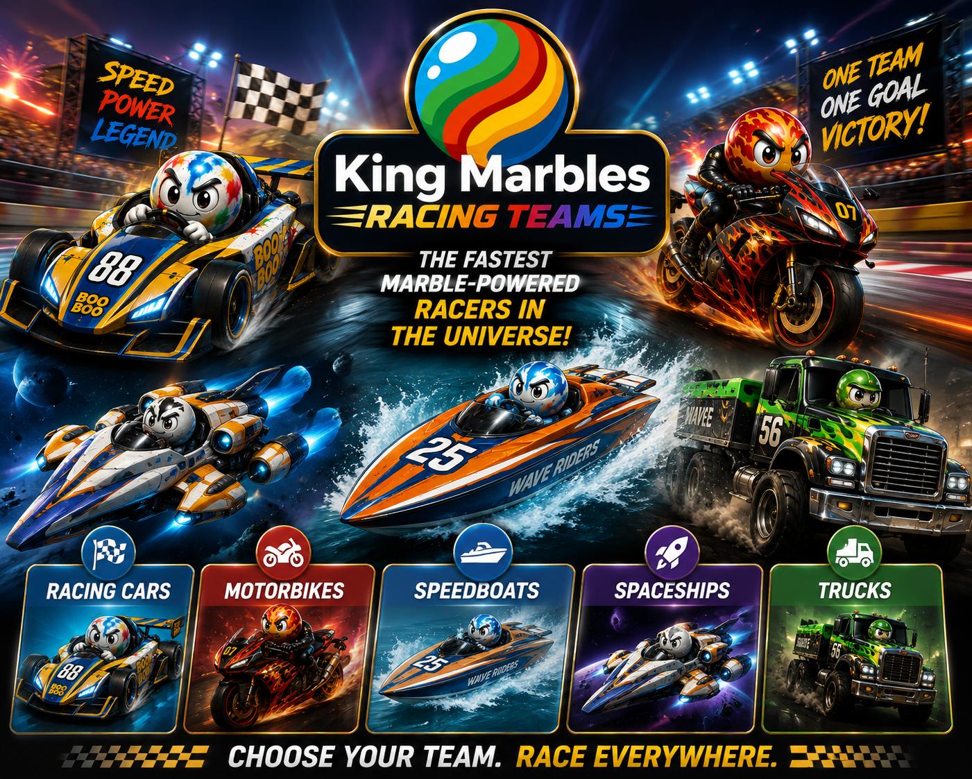 King Marbles Racing Team